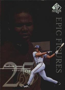 1999 SP Authentic - Epic Figures #E4 Andruw Jones  Front