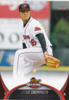 2015 Choice Rochester Red Wings #4 Jose Berrios Front
