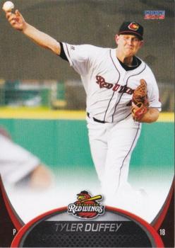 2015 Choice Rochester Red Wings #9 Tyler Duffey Front