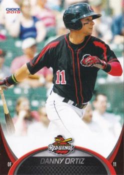 2015 Choice Rochester Red Wings #18 Danny Ortiz Front
