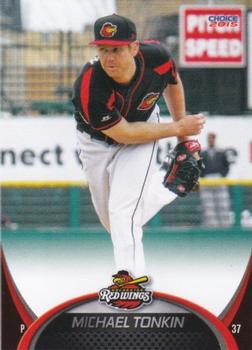 2015 Choice Rochester Red Wings #26 Michael Tonkin Front
