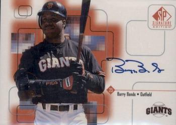 1999 SP Signature Edition - Autographs #BB Barry Bonds  Front