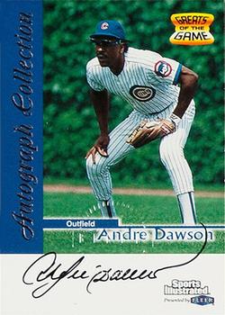 1999 Sports Illustrated Greats of the Game - Autographs #NNO Andre Dawson Front