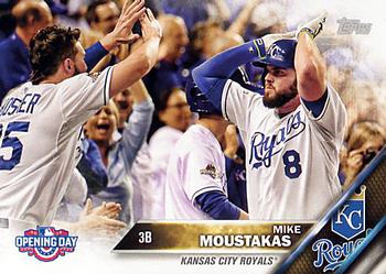 2016 Topps Opening Day #OD-21 Mike Moustakas Front