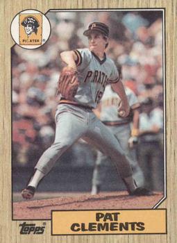 1987 Topps #16 Pat Clements Front