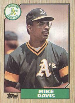 1987 Topps #83 Mike Davis Front