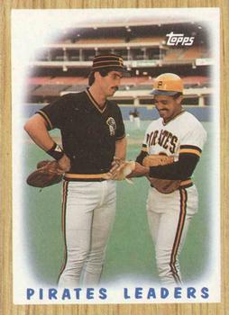 1987 Topps #131 Pirates Leaders Front