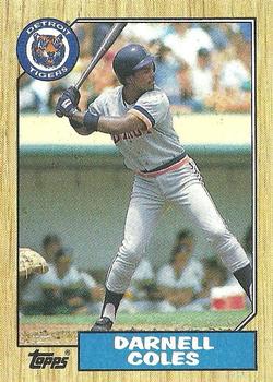 1987 Topps #411 Darnell Coles Front