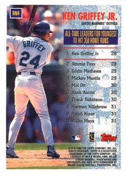1999 Topps - Record Numbers #RN4 Ken Griffey Jr. Back