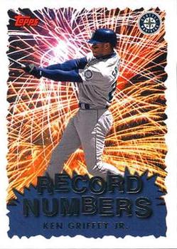 1999 Topps - Record Numbers #RN4 Ken Griffey Jr. Front