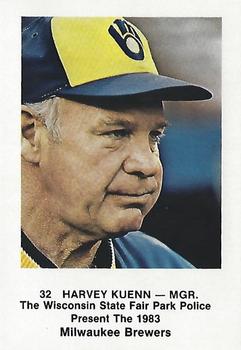 1983 Milwaukee Brewers Police - Wisconsin State Fair Park Police #NNO Harvey Kuenn Front