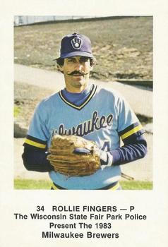 1983 Milwaukee Brewers Police - Wisconsin State Fair Park Police #NNO Rollie Fingers Front
