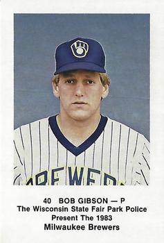 1983 Milwaukee Brewers Police - Wisconsin State Fair Park Police #NNO Bob Gibson Front