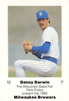 1985 Milwaukee Brewers Police - Wisconsin State Fair Park Police #NNO Danny Darwin Front