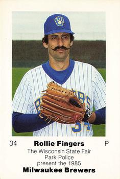 1985 Milwaukee Brewers Police - Wisconsin State Fair Park Police #NNO Rollie Fingers Front