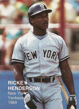 1989 Singles Superstars (unlicensed) #7 Rickey Henderson Front