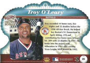 1998 Pacific Crown Royale #26 Troy O'Leary Back