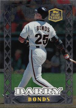1999 Topps Stars 'N Steel #14 Barry Bonds Front