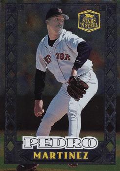 1999 Topps Stars 'N Steel #24 Pedro Martinez Front