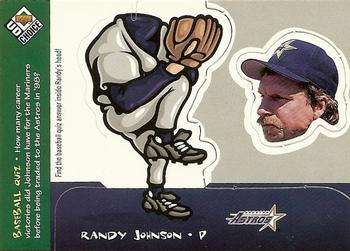 1999 UD Choice - Mini Bobbing Head #1 Randy Johnson  Front