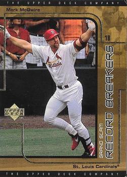1999 UD Choice - Grand Slam Record Breakers #G1 Mark McGwire  Front