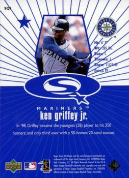1999 UD Choice - StarQuest Blue #SQ1 Ken Griffey Jr.  Back