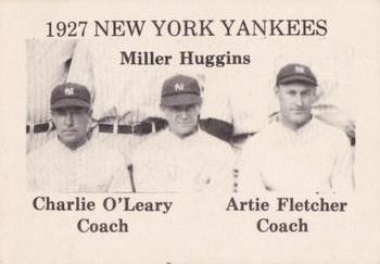 1975 TCMA 1927 New York Yankees #NNO Miller Huggins / Charley O'Leary / Art Fletcher Front