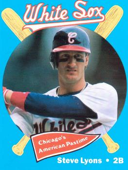 1989 Coca-Cola Chicago White Sox  #17 Steve Lyons Front