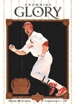 1999 Upper Deck - Crowning Glory Double #CG2 Mark McGwire / Barry Bonds  Front