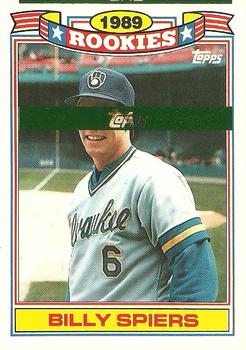 1990 Topps - Rookies Foil Test #27 Billy Spiers Front