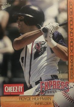 2005 MultiAd Round Rock Express #22 Royce Huffman Front