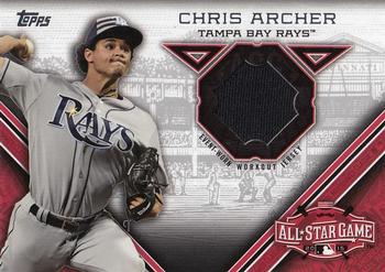 2015 Topps Update - All-Star Stitches #STIT-CA Chris Archer Front