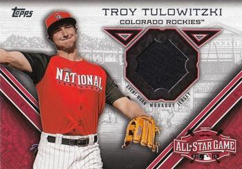 2015 Topps Update - All-Star Stitches #STIT-TT Troy Tulowitzki Front