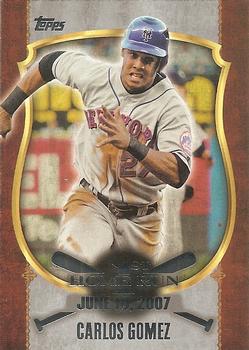2015 Topps Update - First Home Run Silver #FHR-11 Carlos Gomez Front
