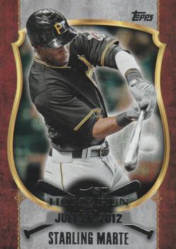 2015 Topps Update - First Home Run Silver #FHR-14 Starling Marte Front