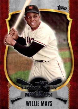 2015 Topps Update - First Home Run Silver #FHR-16 Willie Mays Front
