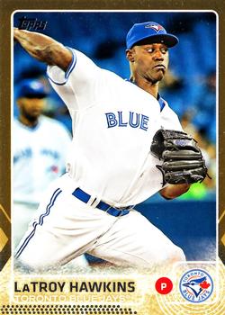 2015 Topps Update - Gold #US361 LaTroy Hawkins Front