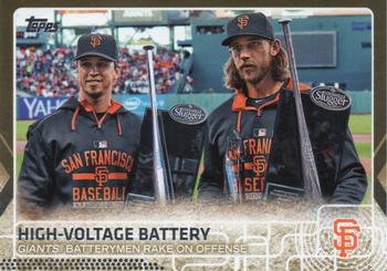 2015 Topps Update - Gold #US21 High-Voltage Battery Front