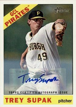 2015 Topps Heritage Minor League - Real One Autographs #ROA-122 Trey Supak Front