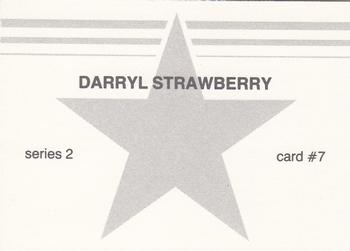 1988 Gray Star Series 2 Blue Border (unlicensed) #7 Darryl Strawberry Back