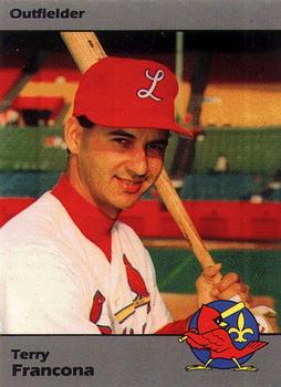 1990 Louisville Redbirds #16 Terry Francona Front