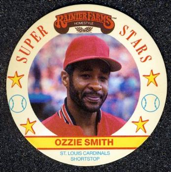 1989 Rainier Farms Discs #3 Ozzie Smith Front