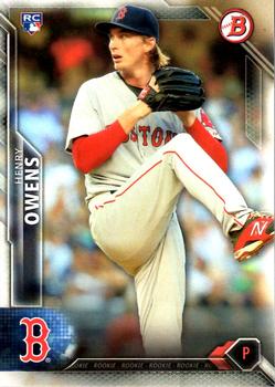 2016 Bowman #129 Henry Owens Front