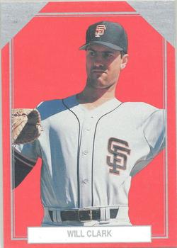 1989 Premier Player Silver Edition Series 4 (unlicensed) #3 Will Clark Front