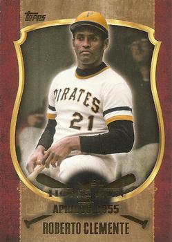 2015 Topps Update - First Home Run Gold #FHR-7 Roberto Clemente Front