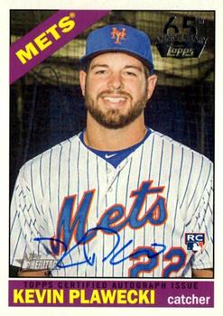 2015 Topps Heritage - Real One Autographs (High Numbers) #ROAH-KP Kevin Plawecki Front