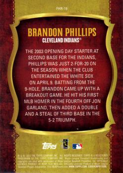 2015 Topps Update - First Home Run #FHR-19 Brandon Phillips Back