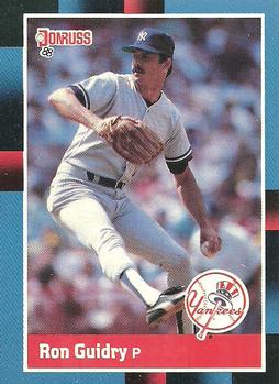 1988 Donruss #175 Ron Guidry Front