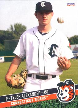 2015 Choice Connecticut Tigers #05 Tyler Alexander Front