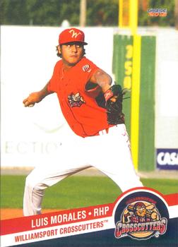 2015 Choice Williamsport Crosscutters #23 Luis Morales Front